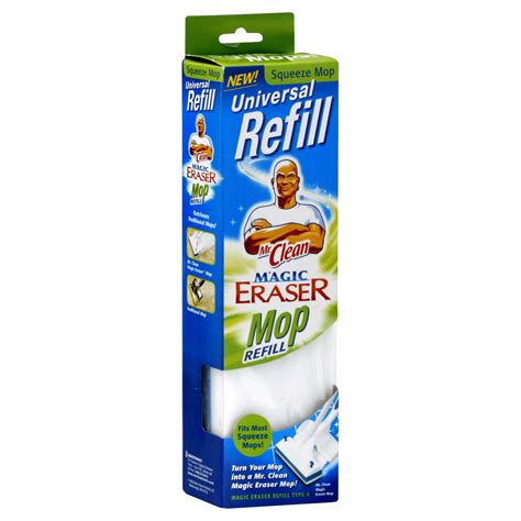 Discover the convenience of the Mr. Clean Magic Eraser Mop Refill Pad Attachment